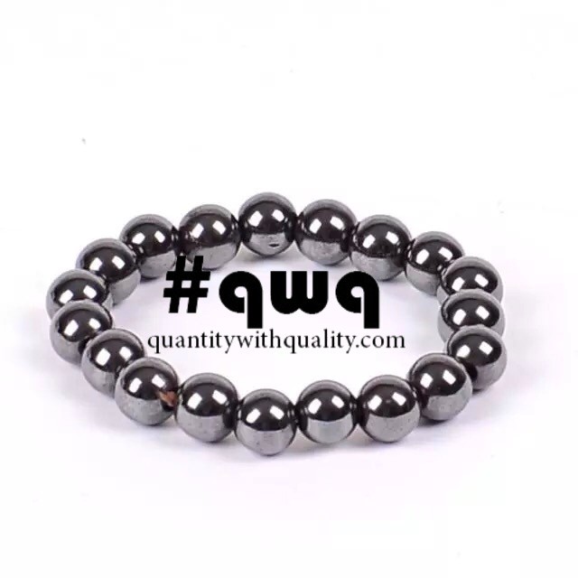 gelang batu hematite blustin badar besi natural healing yoga shambala aksesoris supplier grosir