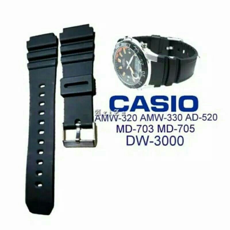 STRAP TALI JAM TANGAN CASIO MD-703 MD703 MD703 TALI JAM CASIO MD703