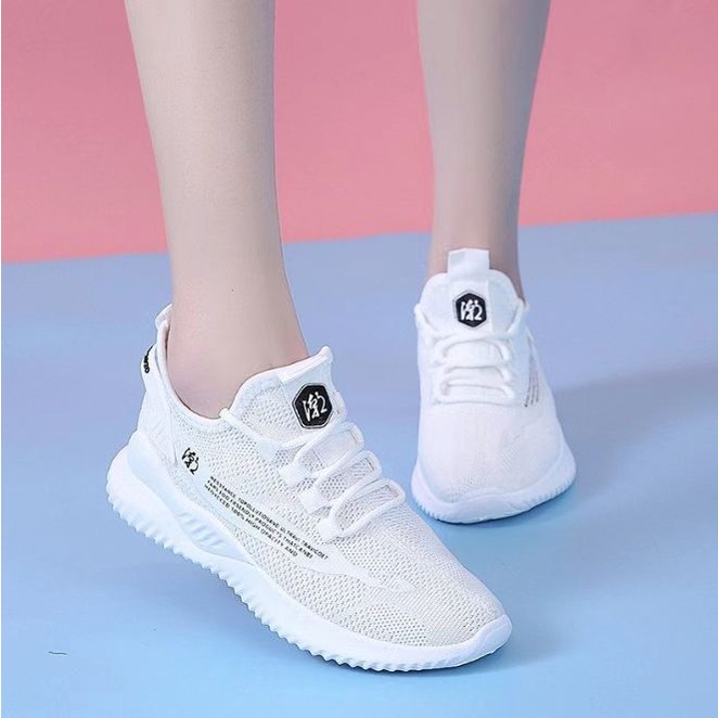 ☀ Sunly ☀ S005 Sepatu Premium Sneakers Wanita Korea Import Fashion Sport Olah Raga Jogging Gym