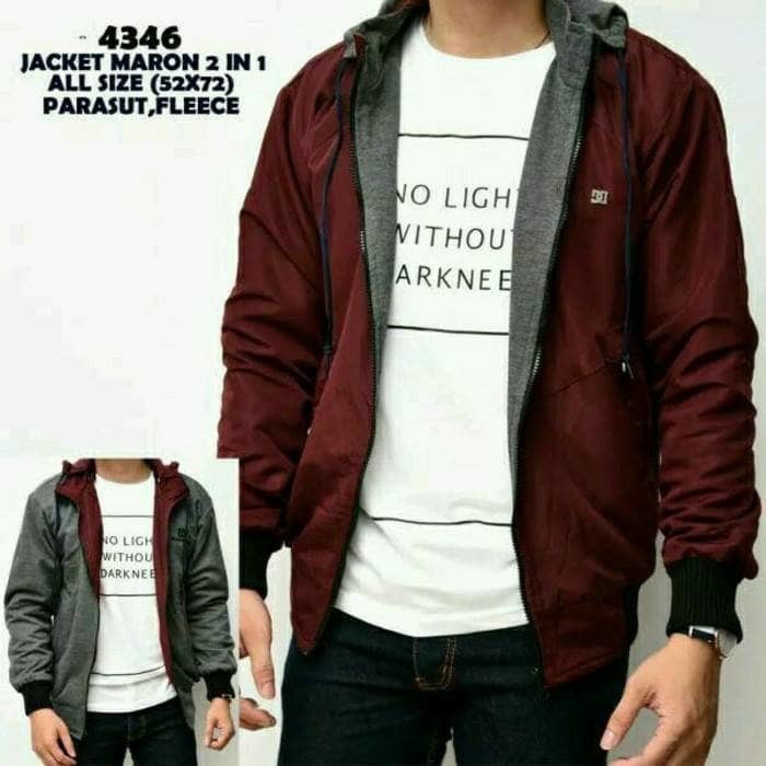 jaket bb (bolak balik)  2 in 1 hu