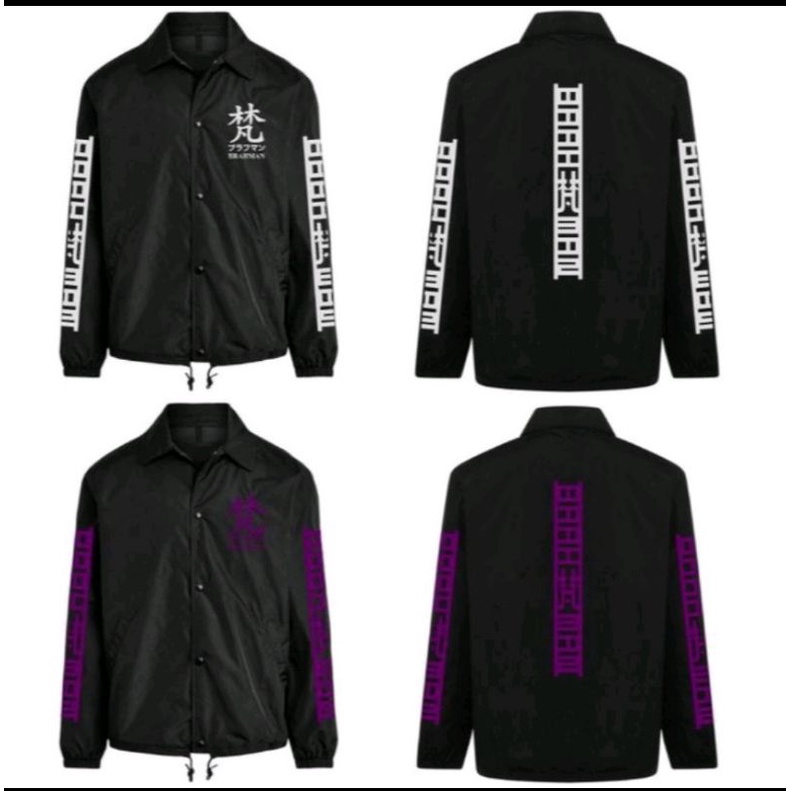 jaket coach anime Brahman kawaragi senju logo