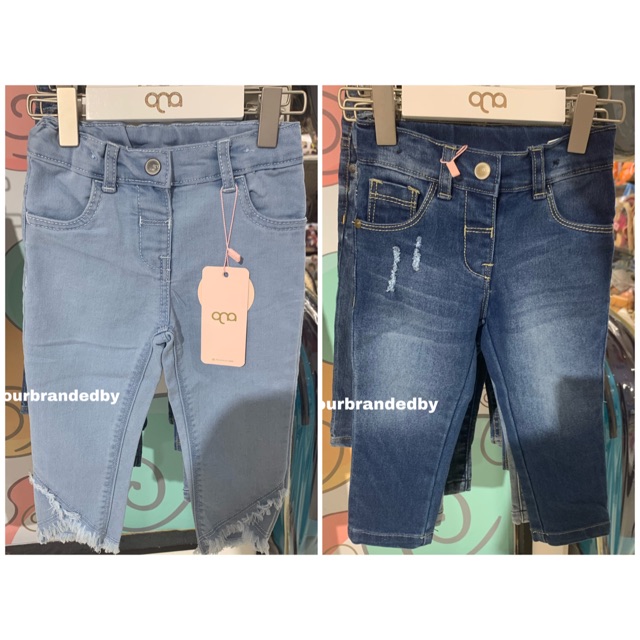 Celana jeans anak baby perempuan original QNA