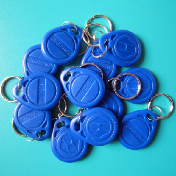 RFID 125KHz EM4100 TK4100 Proximity ID Token Tag Keyfob KeyChain Blue