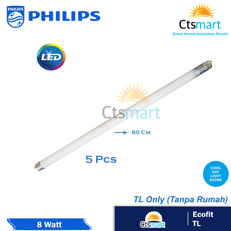 Lampu Philips TL LED Ecofit 8 Watt