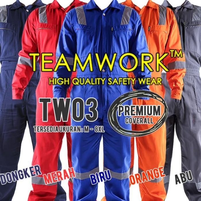 Wear | Tw03 Teamwork Coverall Premium Super Big Size Wearpack Kerja Scotlight
