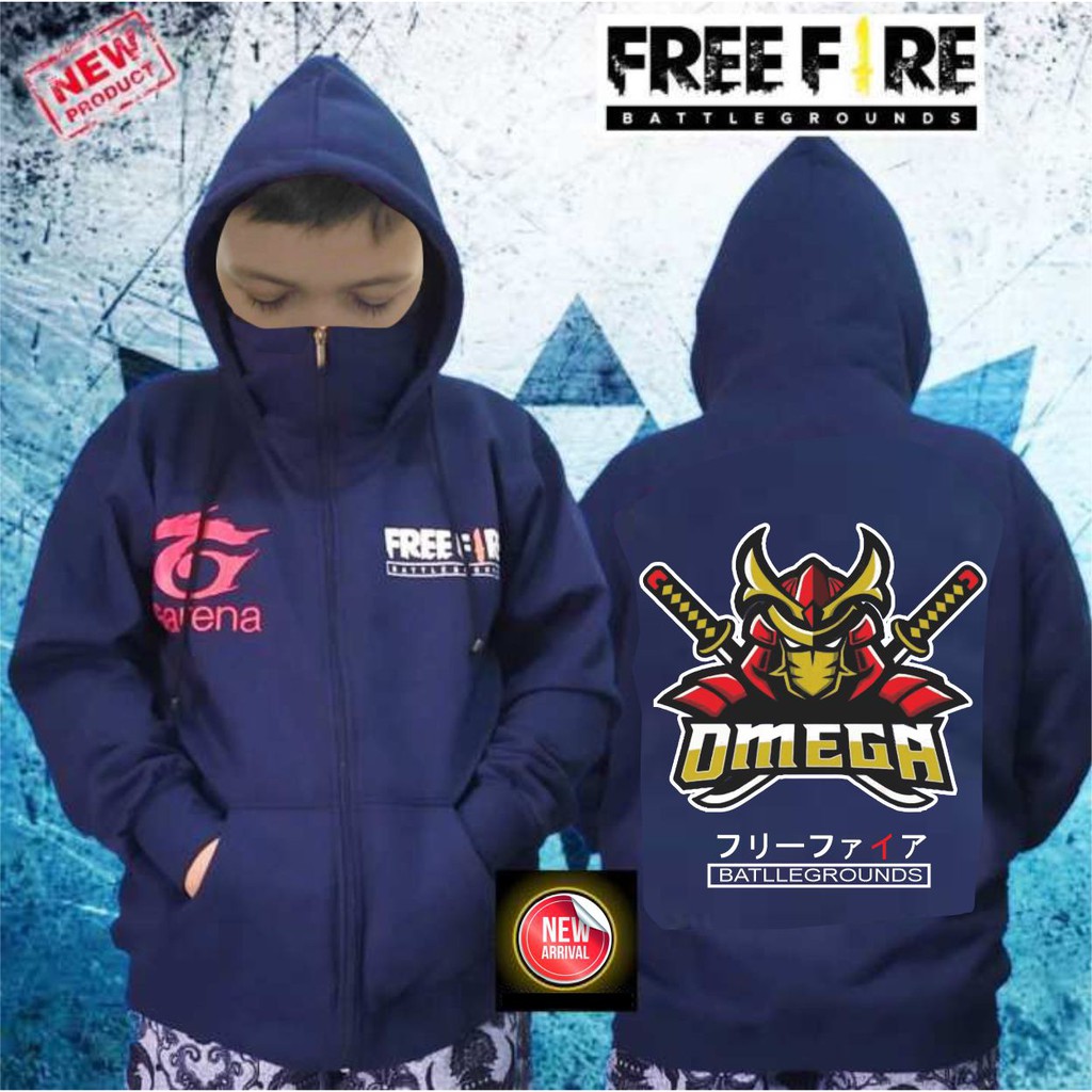 Jaket Anak Laki Laki Free Fire || Jaket Free Fire Anak || Jaket Ninja Anak Free Fire Murah Keren