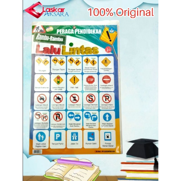 

Poster Belajar Anak 2 IN 1 Seri Lalu Lintas