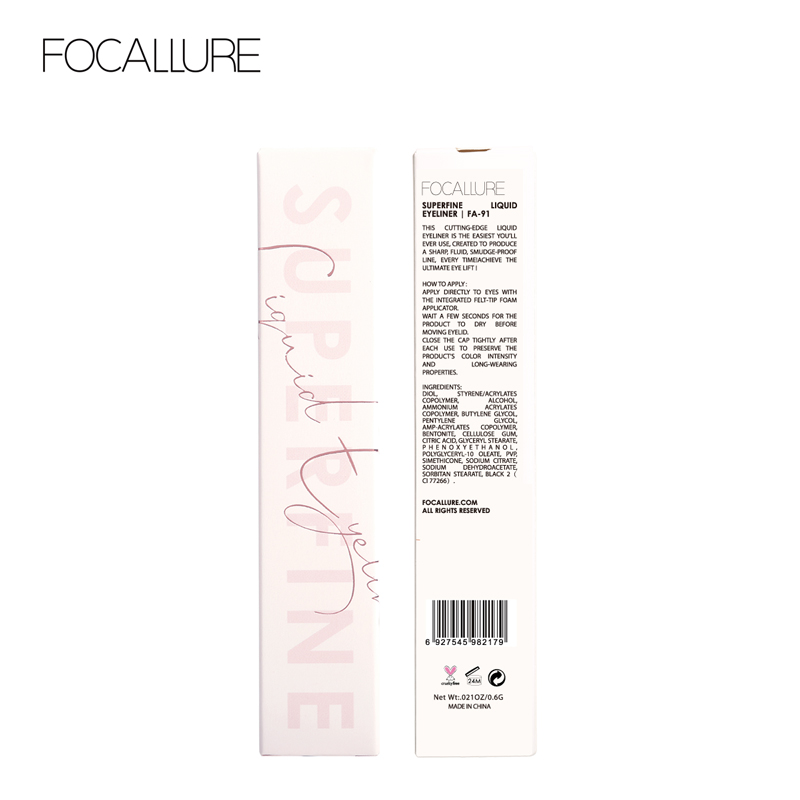 FOCALLURE Liquid Eyeliner Tahan air Eyes Make Up- FA91