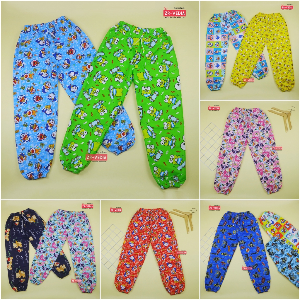 (Anak Laki) Jogger KARAKTER Uk 1-12 Tahun / Celana Panjang Anak Laki Cowok Joger Pants Grosir