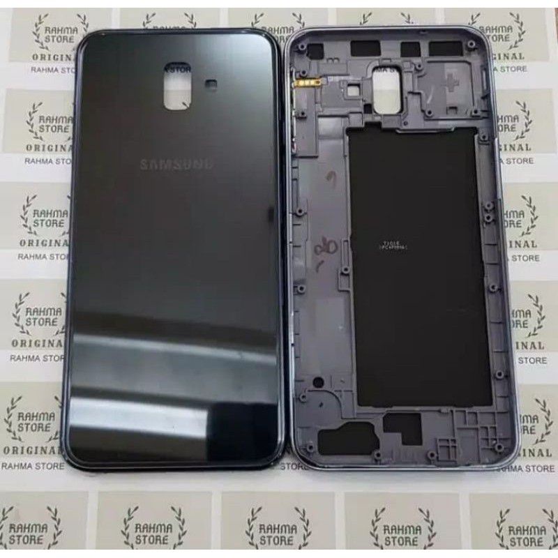 Casing kesing housing Original 100% Samsung J6 Plus J6+ Fullset Backdoor Backcover