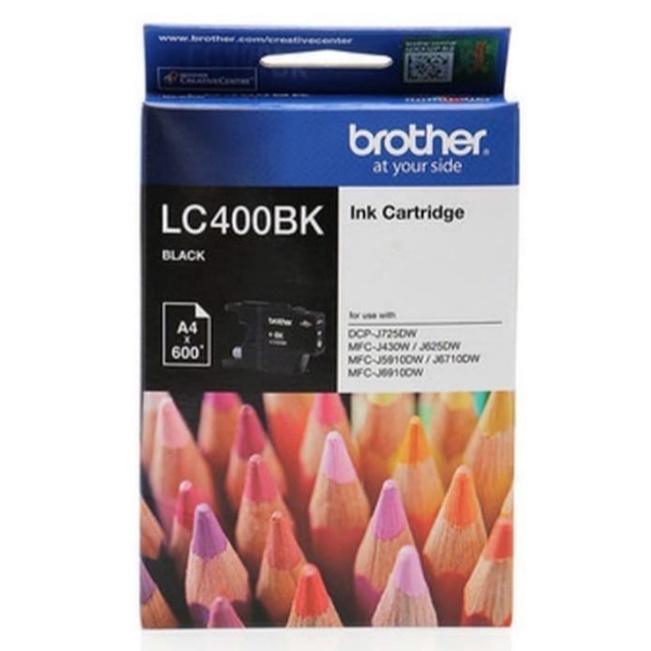 tinta brother lc 400 black original=dcp- j725dw.mfc -j430w.j625dw.mfc -j5910dw.j6710dw.mfc-j6910dw.