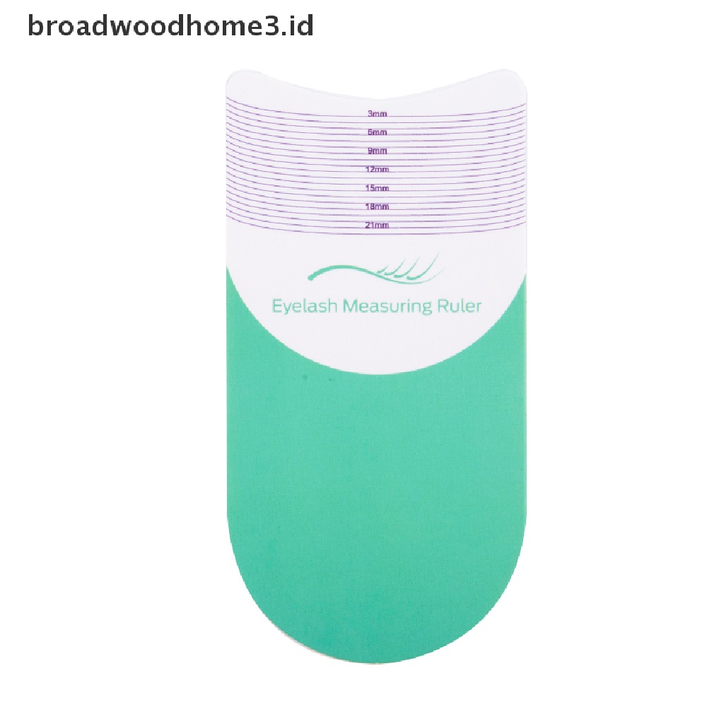 3pcs Penggaris Stensil Bulu Mata Panjang Keriting