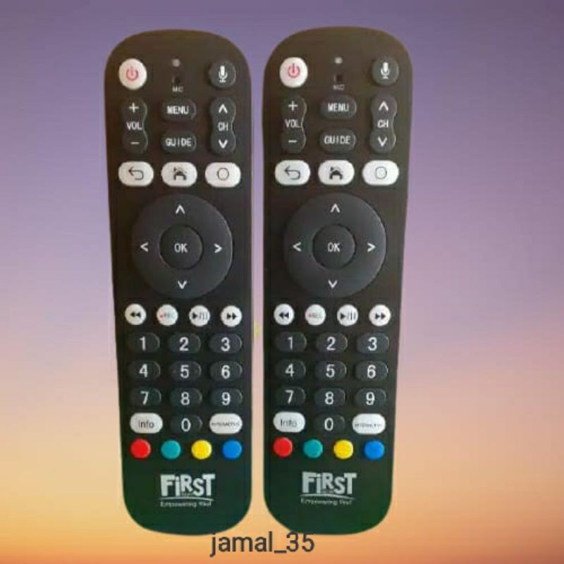 REMOTE REMOT STB FRIST MEDIA X1 FRIME BOK4K FRIME INTERACTIVE ORIGINAL ASLI