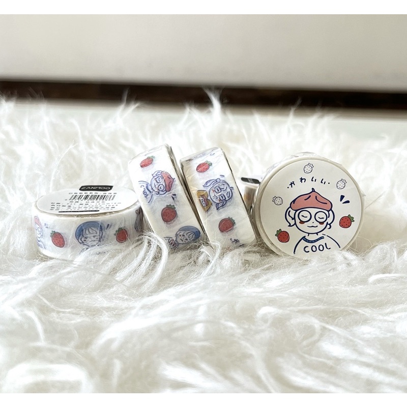 

Washimoshi Masking Washi Tape Girl Journal Design