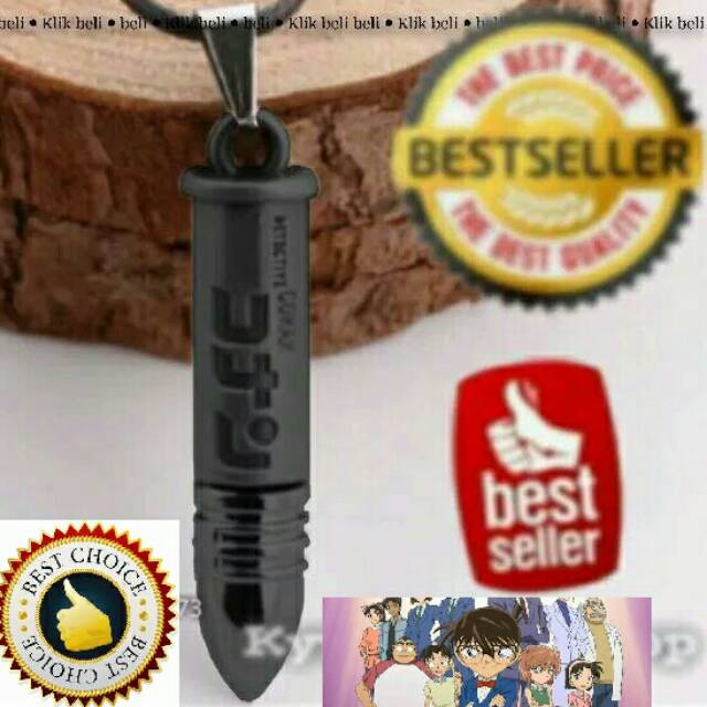 Kalung detective conan anime cosplay impor korea