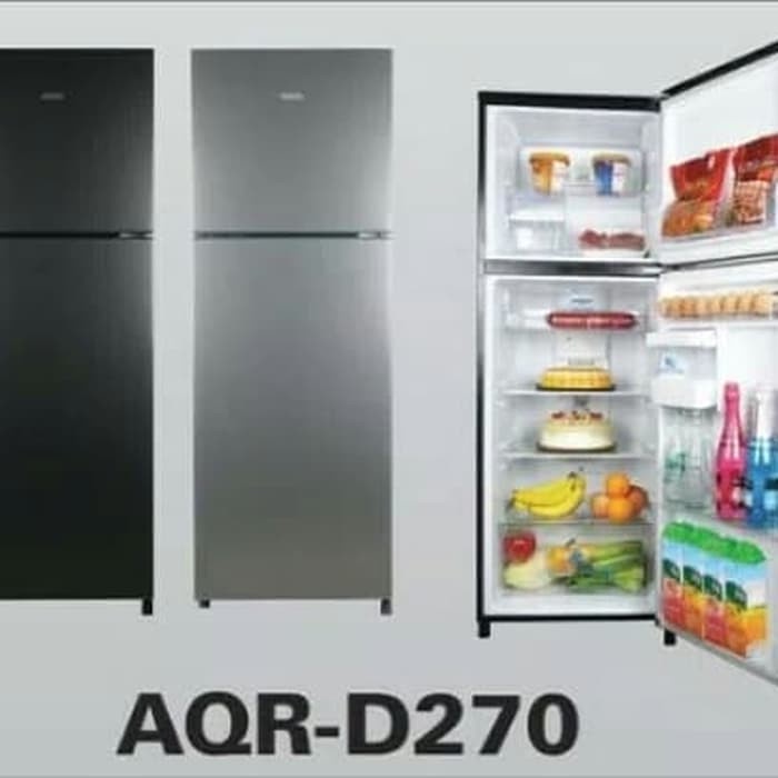 AQUA AQRD270DS Lemari Es Kulkas 2 Pintu