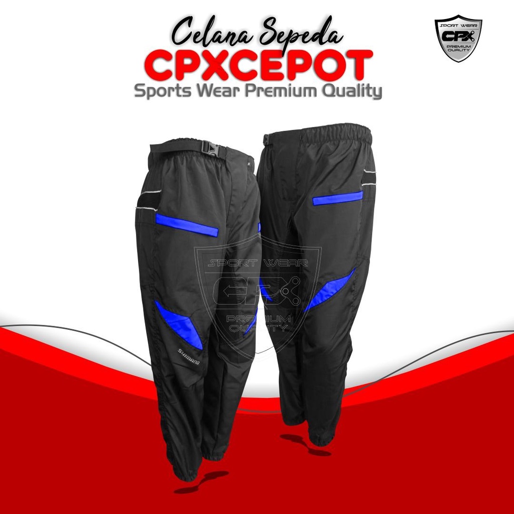 CELANA SEPEDA PANJANG SEBETIS MTB GUNUNG PRIA WANITA PADDING BUSA