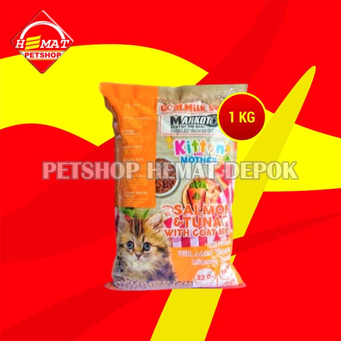 Makanan Kucing Markotops Repack 1 Kg cat food markotop repacking 1kg