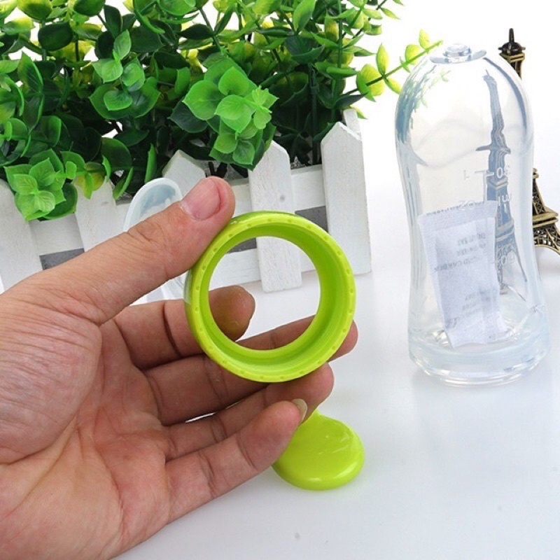 7.7 SENDOK MAKAN BAYI MPASI BOTOL / SILICONE BABY FEEDING BOTTLE SPOON 90ml