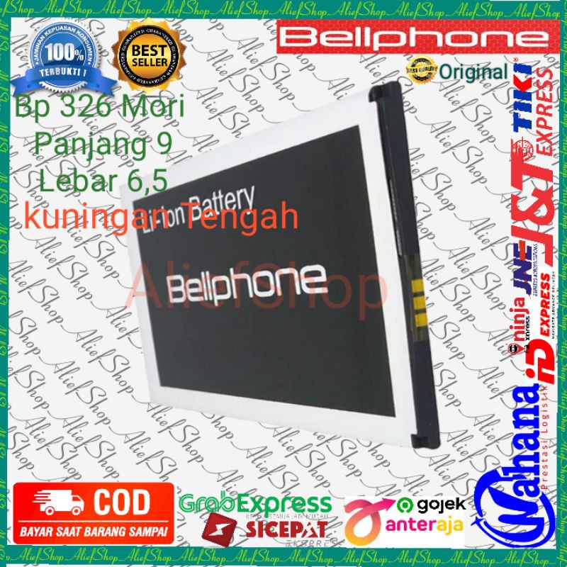 Batrai Bellphone BP326 Mori Batre Bell phone Bp 326 Baterai Original