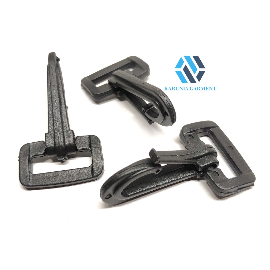 Pengait / cantelan / cantolan kew kew kait tali webbing  tas 2.0 cm plastik buckle Polypropylene CT2