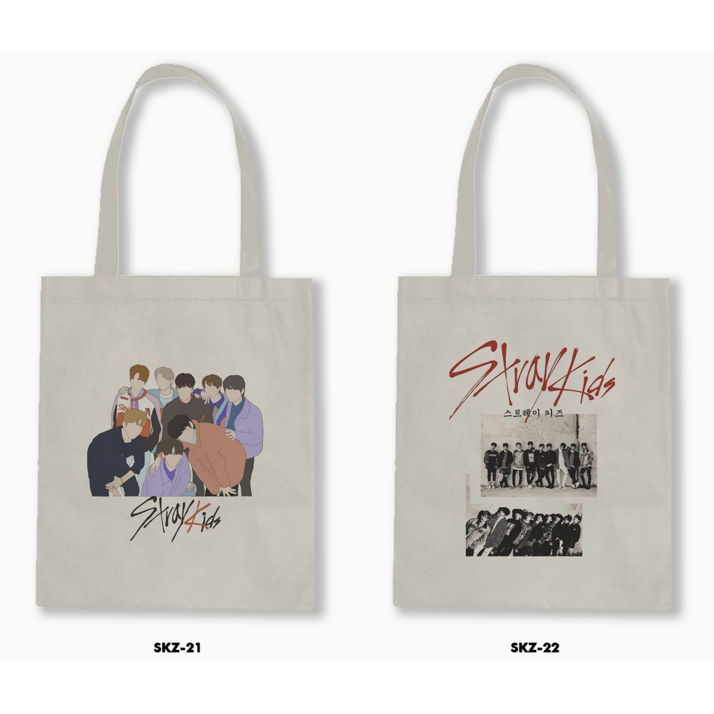 TOTE BAG BLACU - STRAY KIDS 2