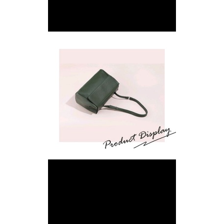 TAS MINISO tas square retro crossbody bag tas selempang wanita