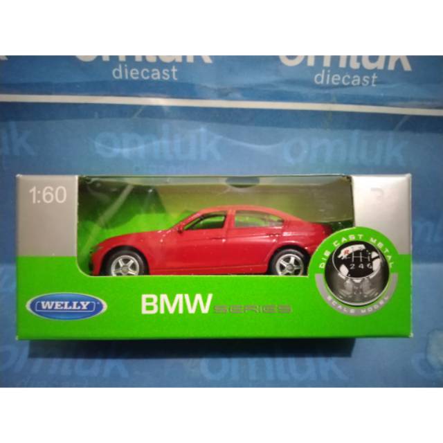 Welly BMW 335i Skala 1/60 (Merah)