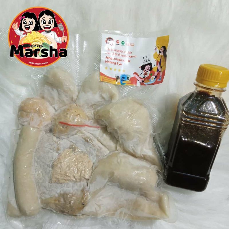 

PEMPEK MIX (10 PEMPEK KECIL DAN 2 KAPAL SELAM BESAR) - PEMPEK ASLI PALEMBANG100% IKAN TENGGIRI