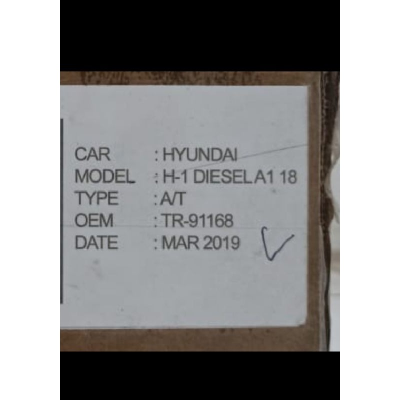 Radiator assy Hyundai H-1 Diesel A1 Automatic AT TR-91168 Trivindo