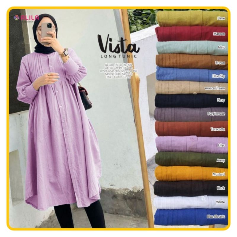 vista long tunik alila-tunik wanita terbaru LD110