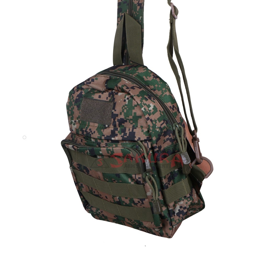 Tas Slempang PriaTactical 815 Import Tas Slingbag Ransel Loreng Marpat