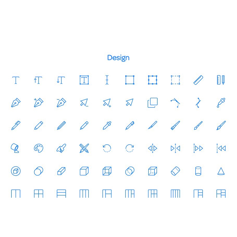 6000 Flat Icons Big Bundle - Vector Designs