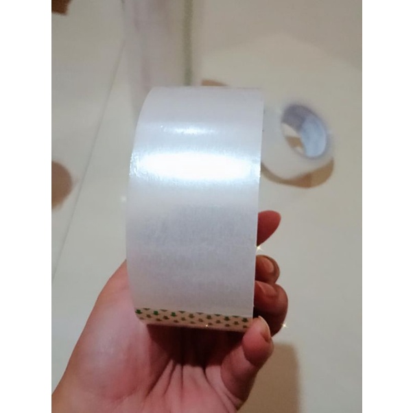 Lakban bening 2 inch 48MM 100yard - tebal Lakban packing online serbaguna