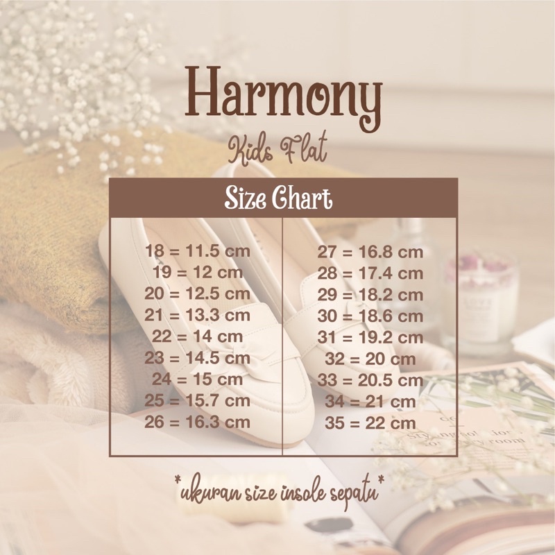 CLOEVKIDS - Harmony Size 22-35 Flatshoes Sepatu Pesta Ballerina Anak Perempuan Lucu