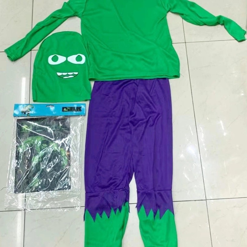 Kostum Anak Superhero Murah Batman Superman Spiderman Hulk Halloween