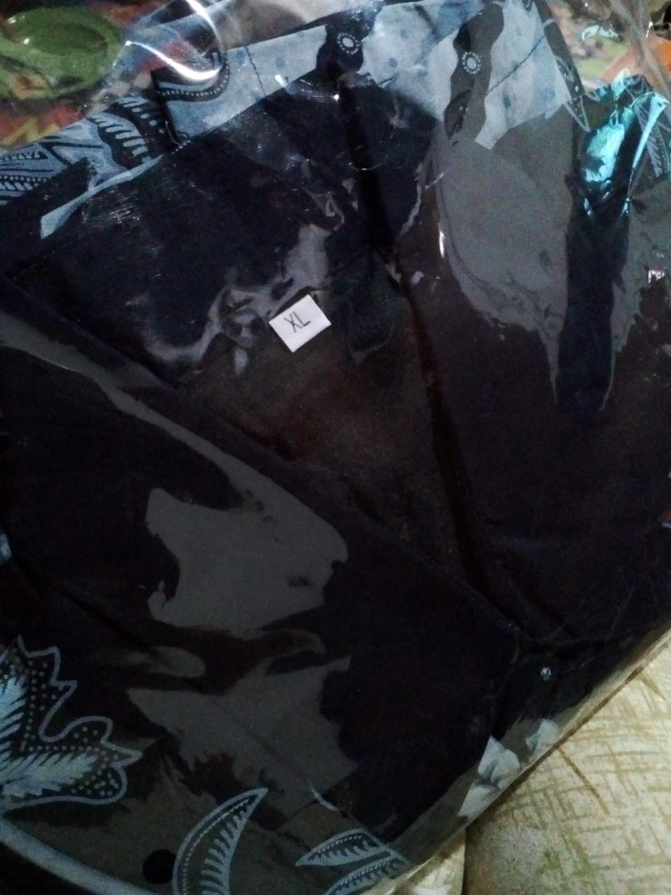 Peksi Dirgan Abu Kemeja Batik Pria Lengan Panjang Full Furing By Joko