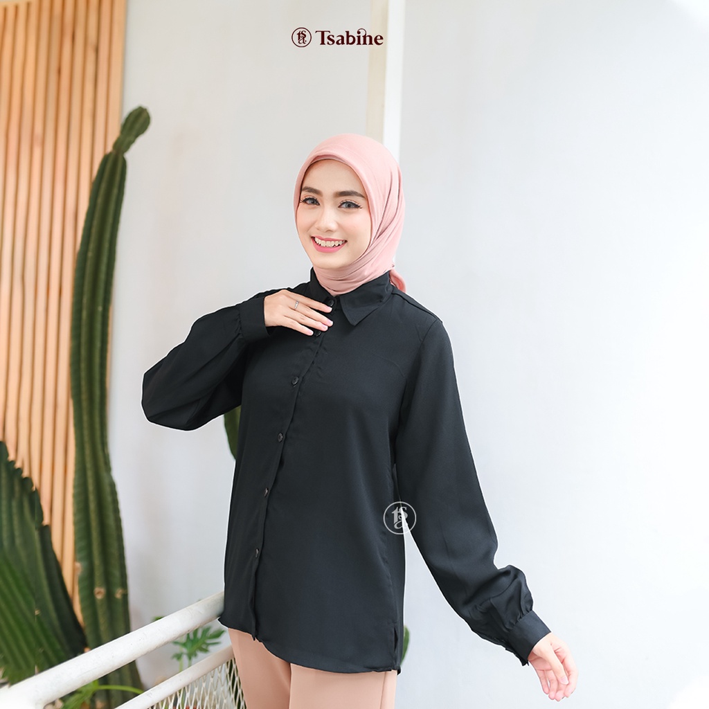 ARA SHIRT / KEMEJA WANITA LENGAN PANJANG / KEMEJA WANITA POLOS / KEMEJA BASIC