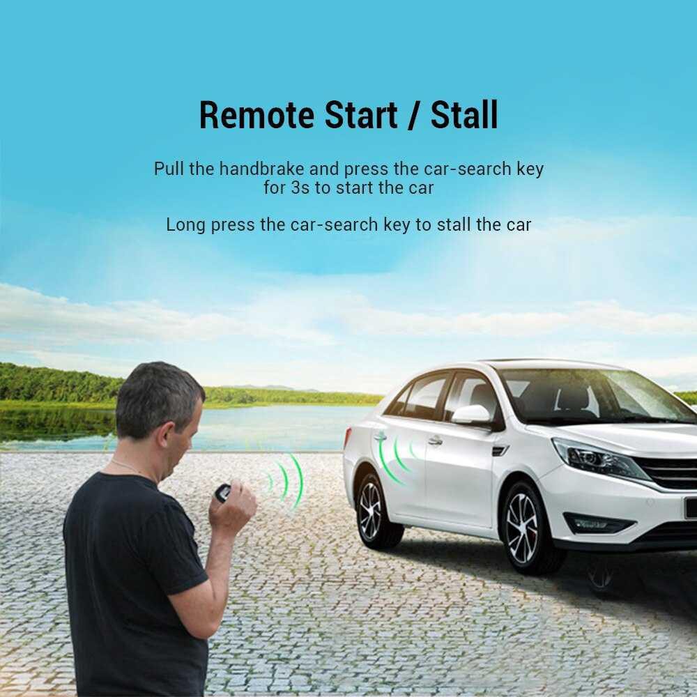 Zeepin Push Start Ignition Car Keyless Entry with Remote Control C6-B