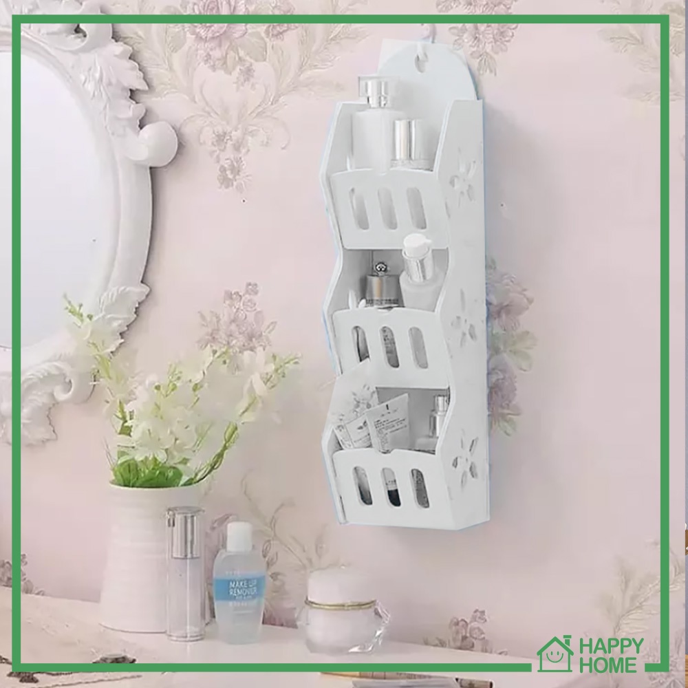 Storage Decorative Rack Shabby chic rak gantung kosmetik hp remote dll