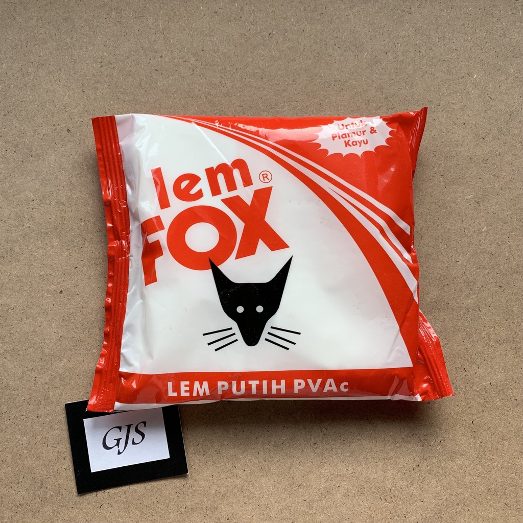 

Lem FOX 400 gr White Adhesive Lem Putih PVAc untuk plamur dan kayu