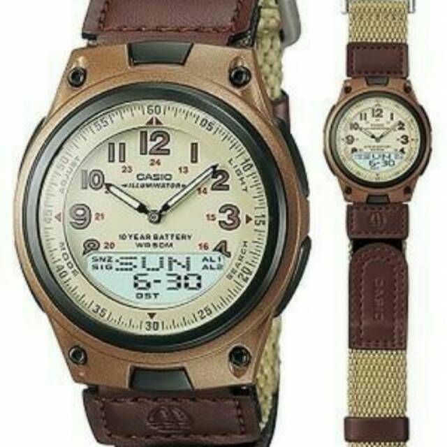 JUAL JAM TANGAN PRIA SPORT KANVAS CASIO ORIGINAL AW-80V-3BV/AW-80V-5BV