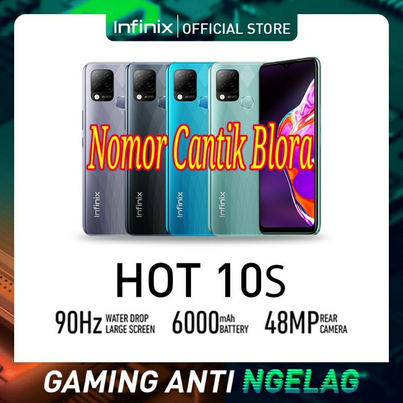 Infinix Hot 10s 4/64 GB vs 6/128 GB Helio G85 6.000 Mah Garansi Resmi