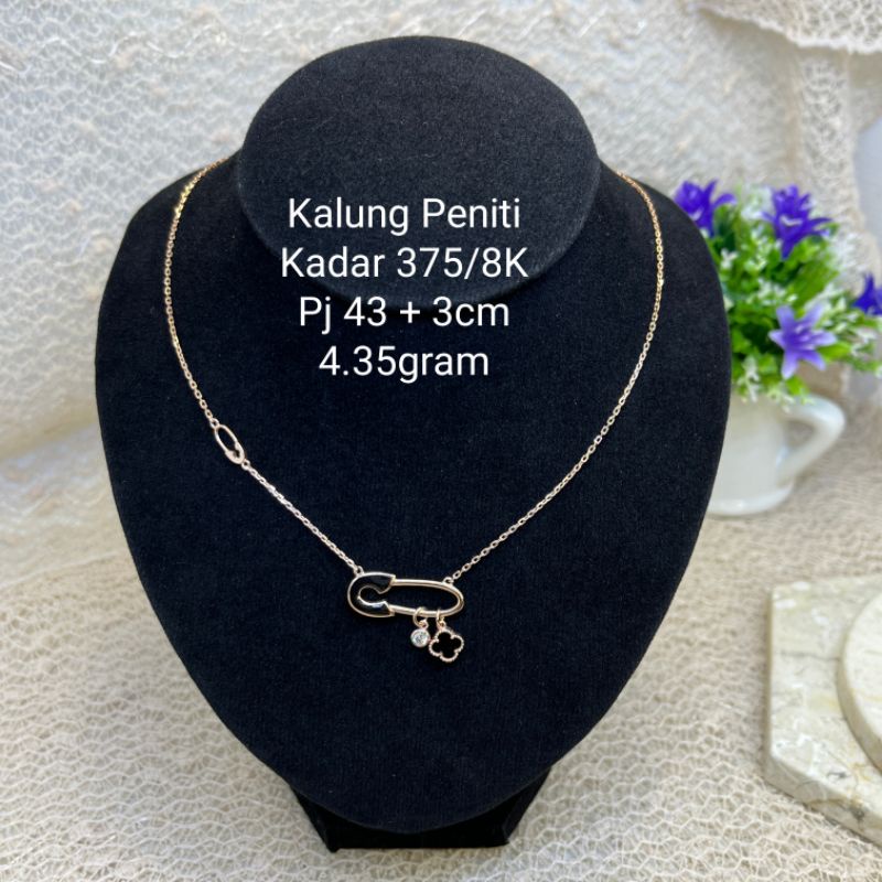 EMAS/ KALUNG EMAS/ KALUNG LIONTIN SET/ KALUNG PENITI EMAS/ KALUNG EMAS MUDA/ KALUNG EMAS KADAR 375/ 