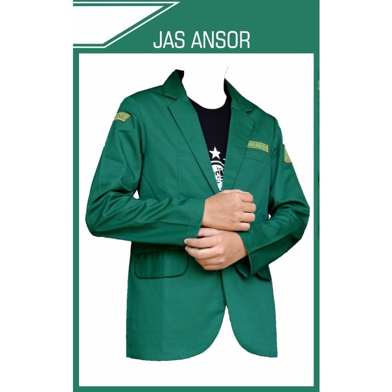 Jas Ansor lengan Panjang bahan Navara