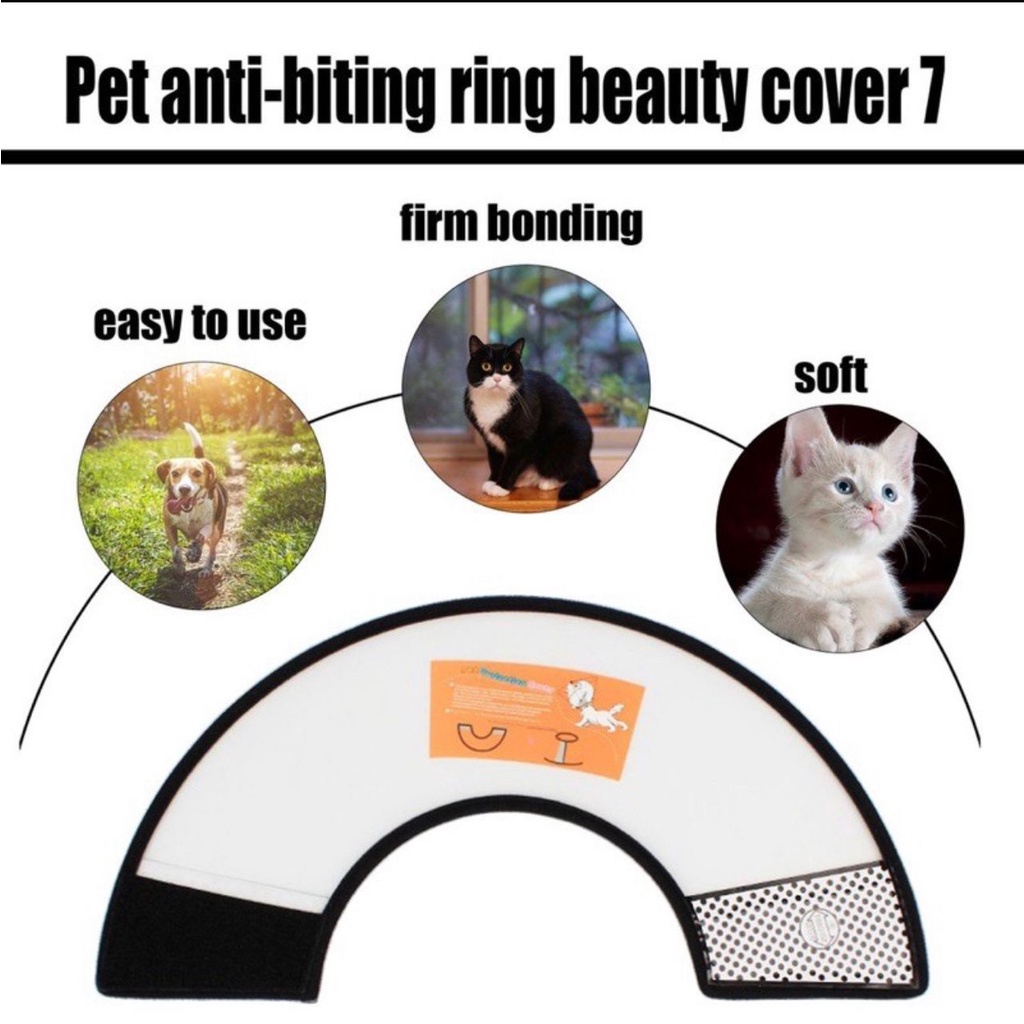 Pet Collar / Pet Cone / Collar Medis untuk Anjing dan Kucing