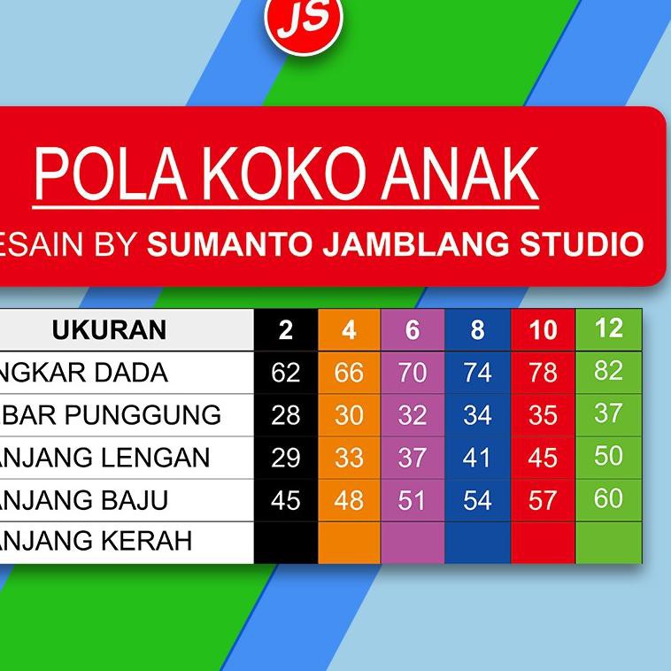 Flash-Shop>> Pola Jiplak Setelan Kemeja Koko & Celana Kolor Anak 2 ~ 12 tahun ..{&_&}..