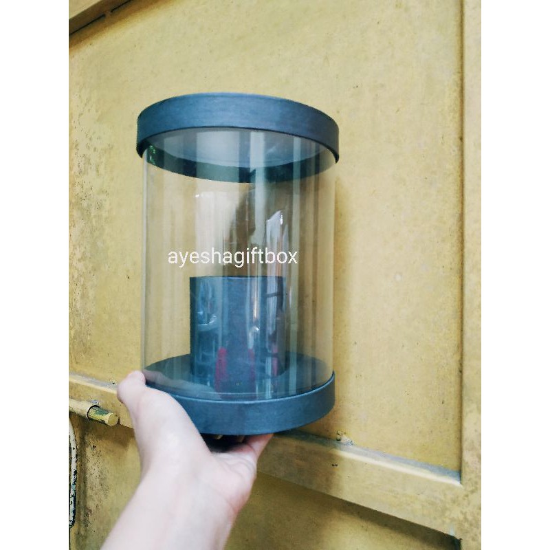 

Round flower / Tabung Mika / Bloom box mika d15t20 READY STOK