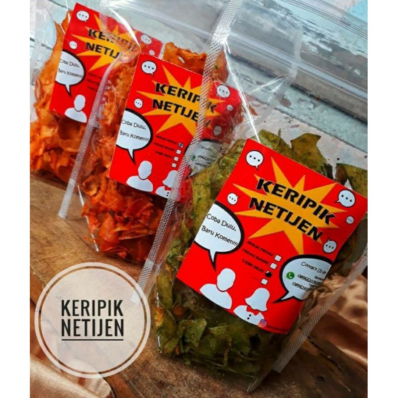 

keripik singkong pedas varian rasa renyah