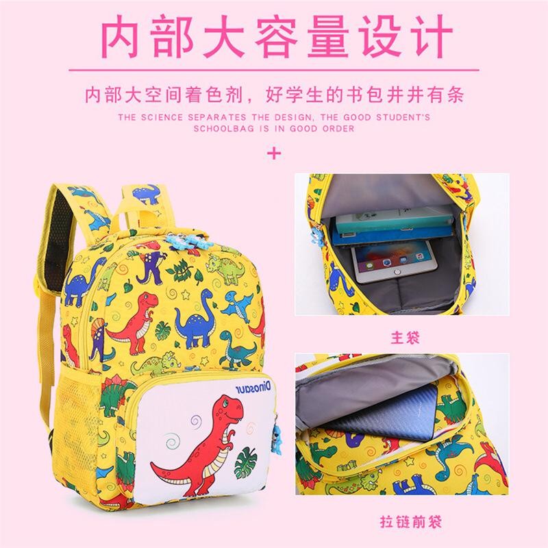 Tas backpack Anak Laki-laki / Perempuan Gambar Dinosaurus Import CB09